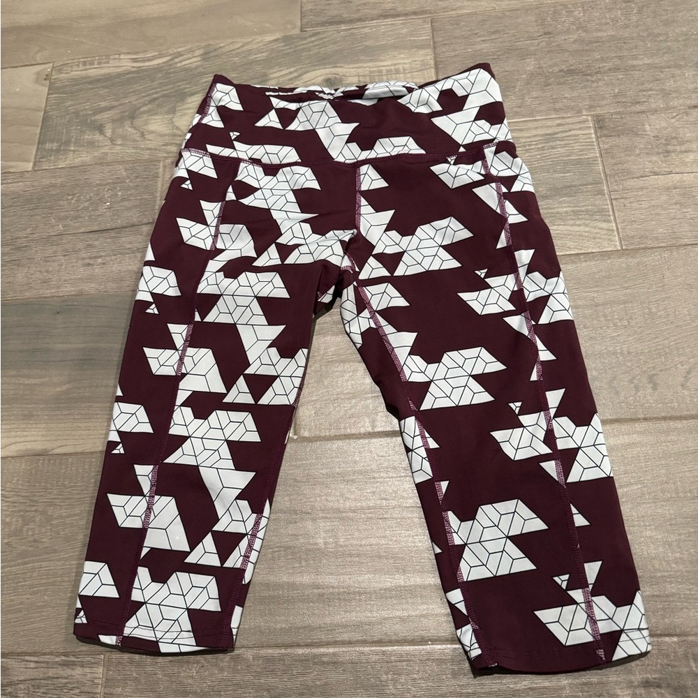 Oiselle Maroon Running Knickers